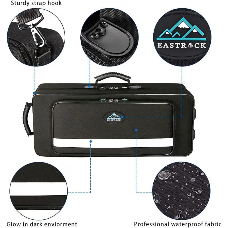 Eb Alto Saxophone Beginner Kit Gold Lacquer Sax Case Mouthpiece Reeds Neck Strap