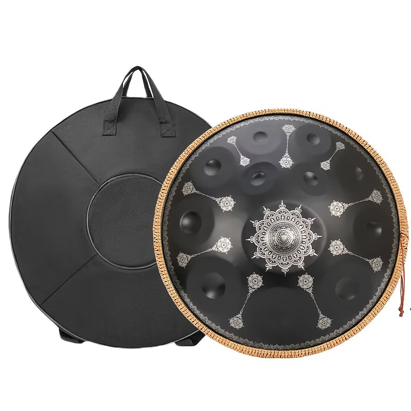 22-Inch D Minor 432Hz Handpan Drum | Sound Healing & Yoga Instrument Kit This title puts the primary keyword first and includes key differentiators like the specific scale (D Minor), frequency (432Hz), and primary use cases (sound healing and yoga).