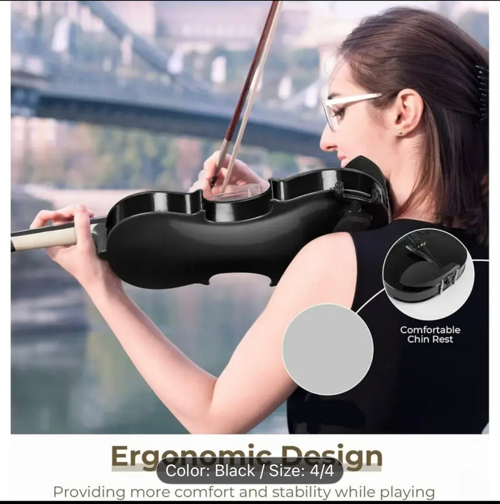 4/4 Full Size Acoustic Violin Set – Beginner Student Violin with Case,