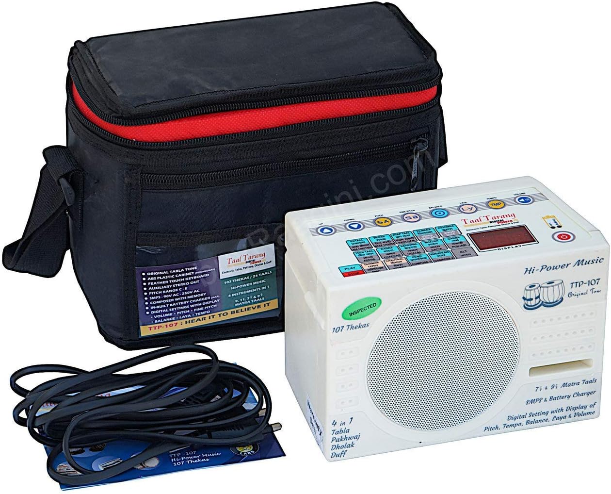 Taal Tarang Power – Electronic Tabla Machine | Compact Digital Lehra & Tabla with Multiple Taals