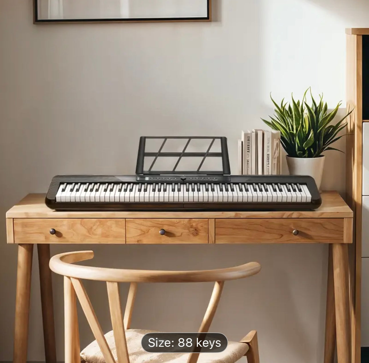 🎹 88-Key Digital Piano Keyboard – Perfect for Beginners