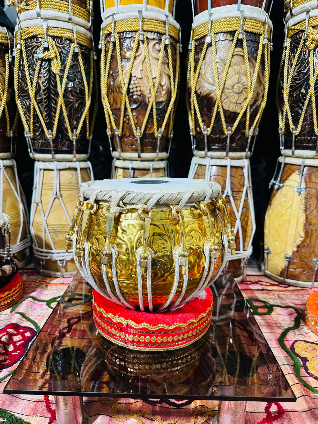 Golden Heavyweight Brass Tabla Dagga / Bayan