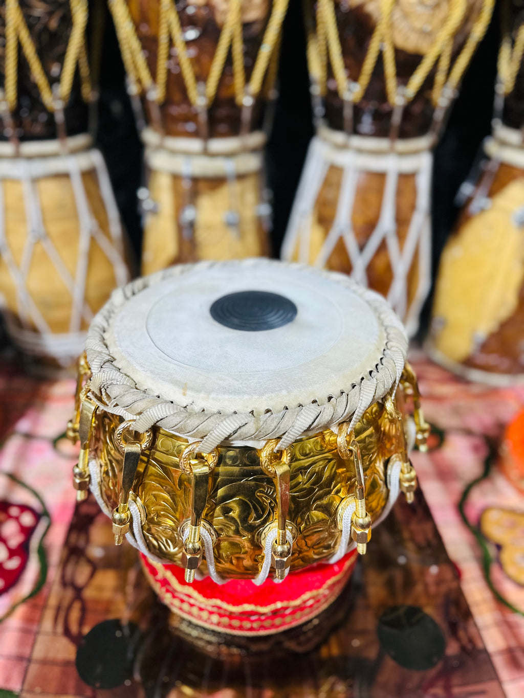 Golden Heavyweight Brass Tabla Dagga / Bayan
