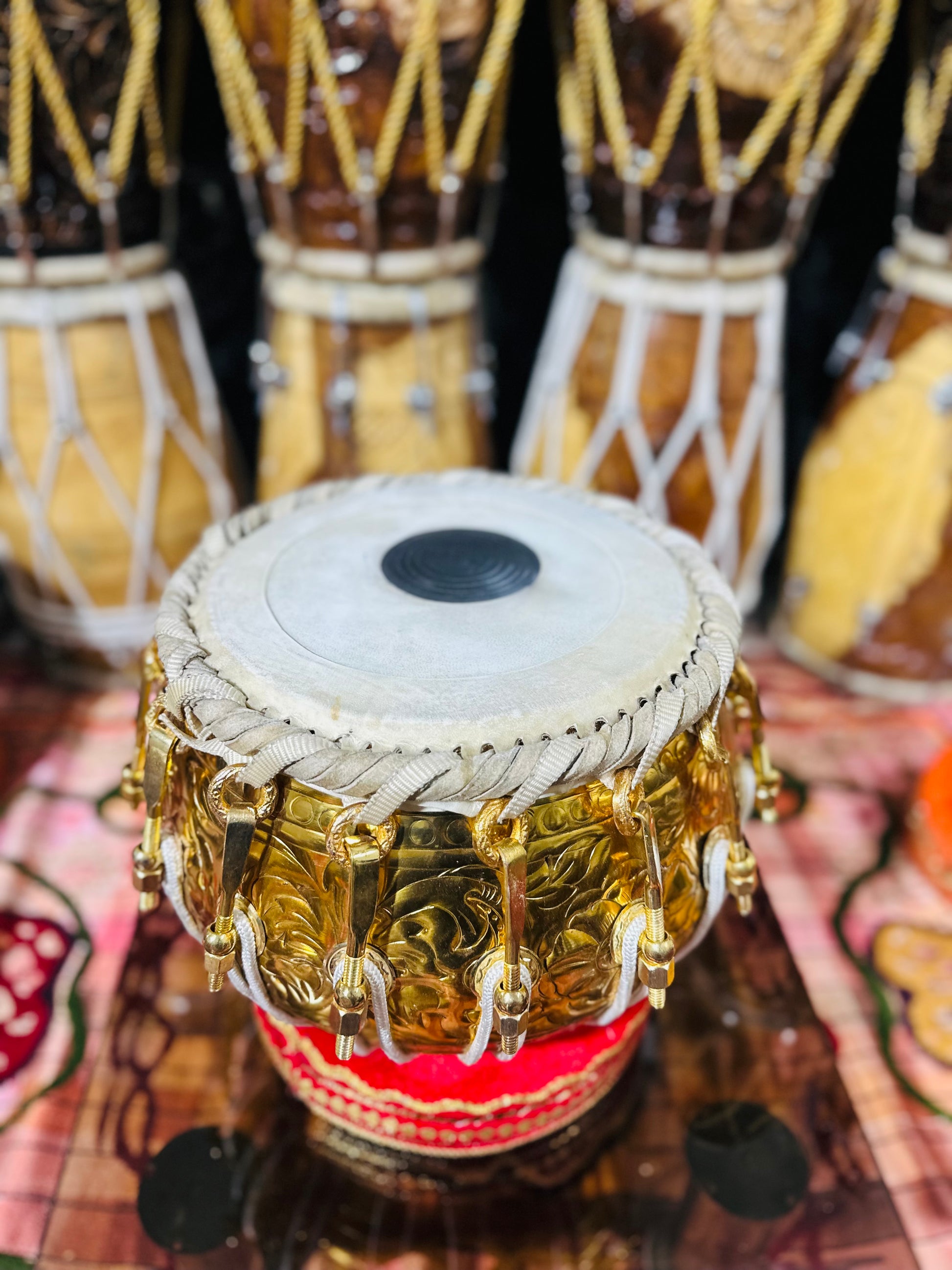Golden Heavyweight Brass Tabla Dagga / Bayan