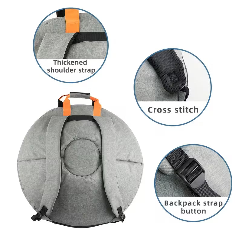 Handpan Drum Case Thickened Shockproof Gig Bag | Portable Shoulder Strap | Nylon