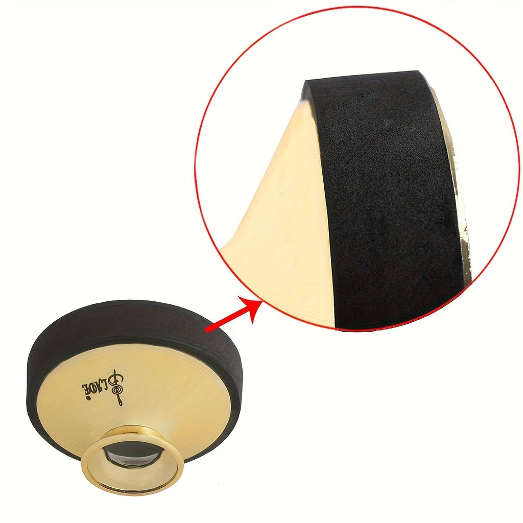 Alto Saxophone ABS Mute Practice Silencer Sound Dampener For Silent Sax Practice