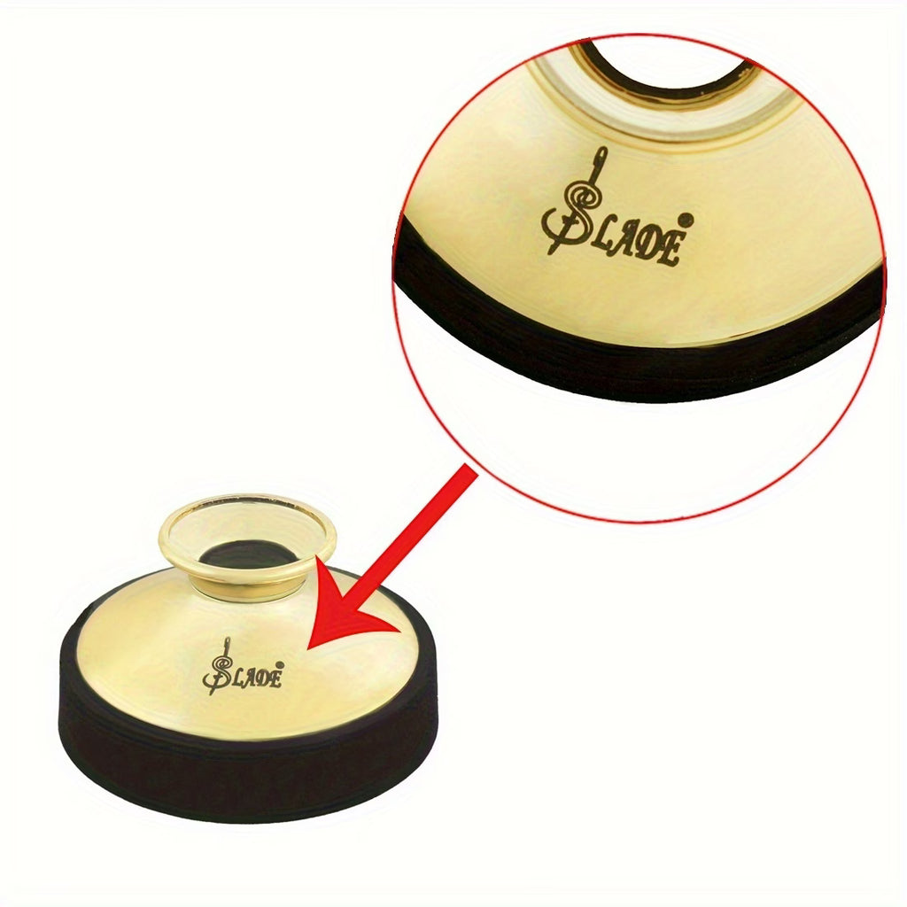 Alto Saxophone ABS Mute Practice Silencer Sound Dampener For Silent Sax Practice