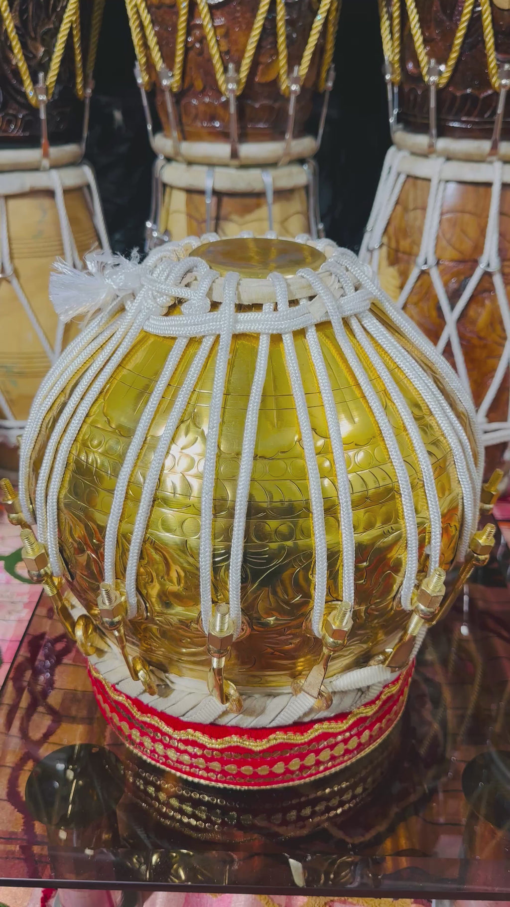 Golden Heavyweight Brass Tabla Dagga / Bayan