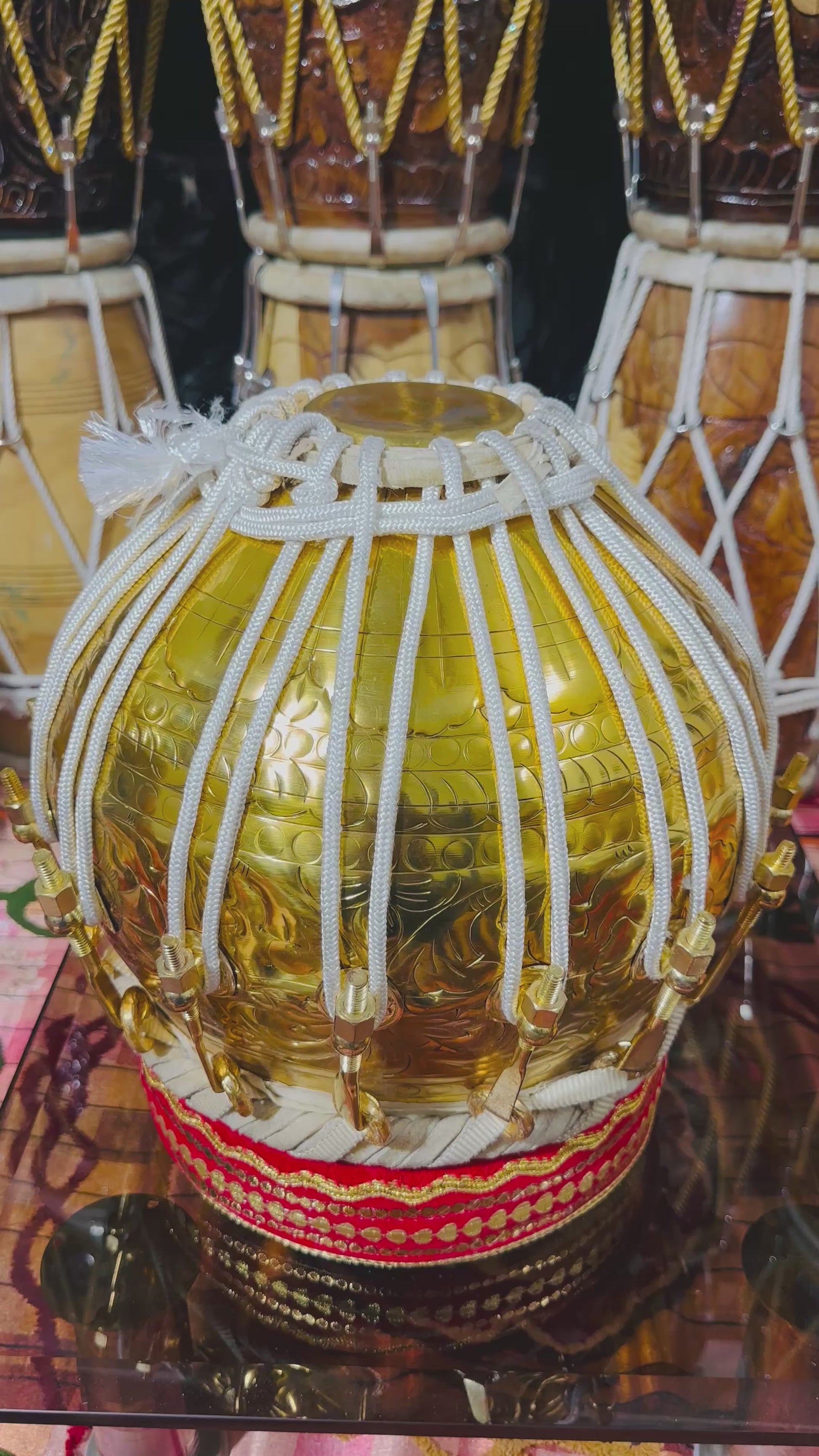 Golden Heavyweight Brass Tabla Dagga / Bayan