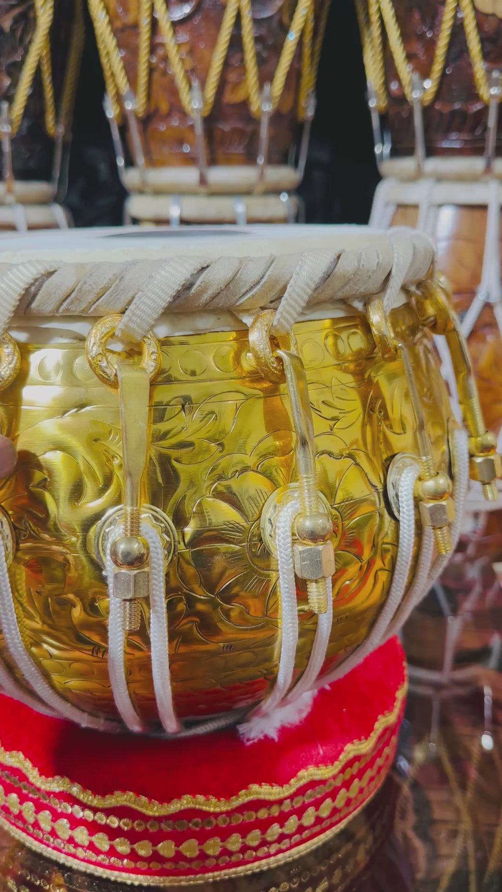 Golden Heavyweight Brass Tabla Dagga / Bayan