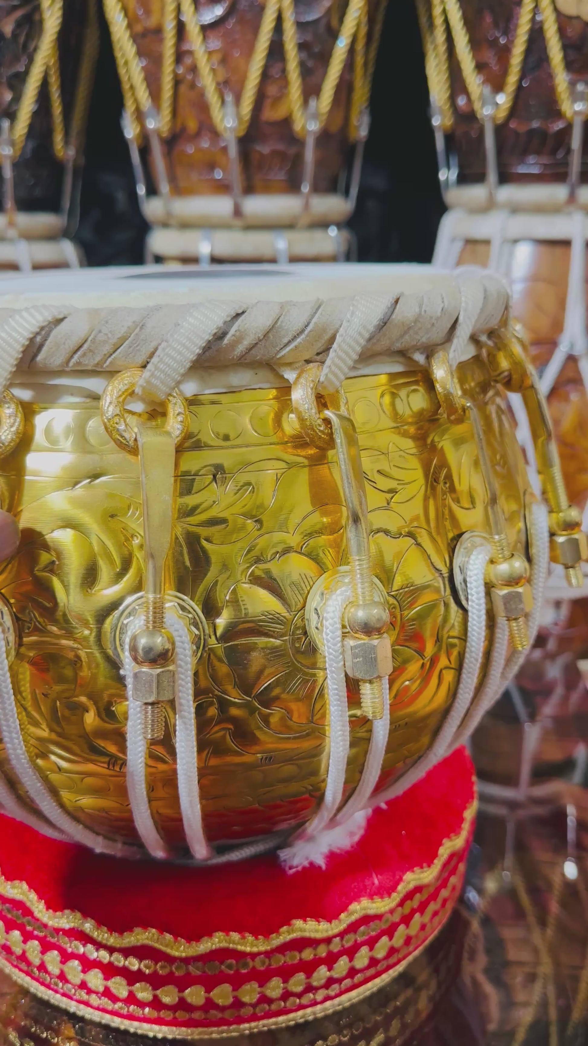 Golden Heavyweight Brass Tabla Dagga / Bayan