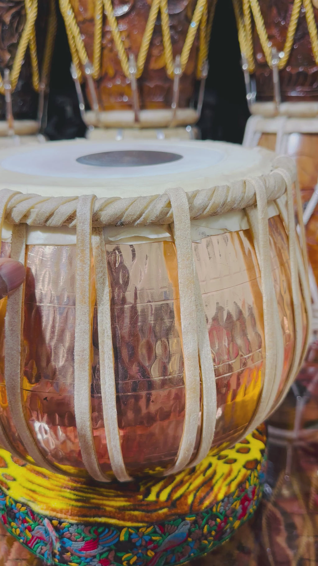 Tabla Bayan Concert Quality Copper Mirage 9.5” 4.6kg Bayan