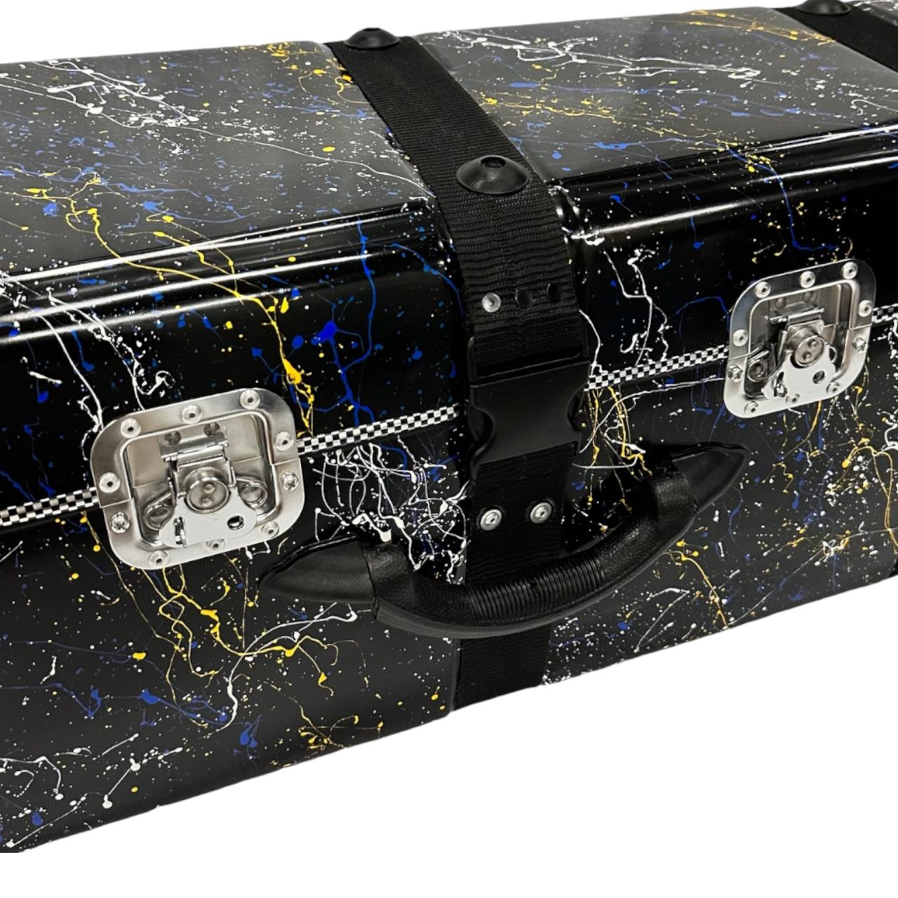 Tabla case for two Tabla and one Dagga - BLACK SPLASH R2