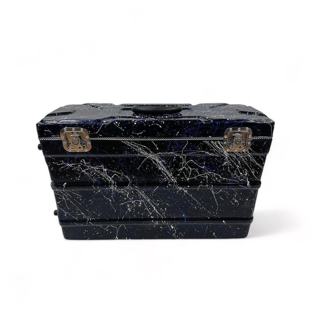 Harmonium case 9th scale changer - BLACK SPLASH 2