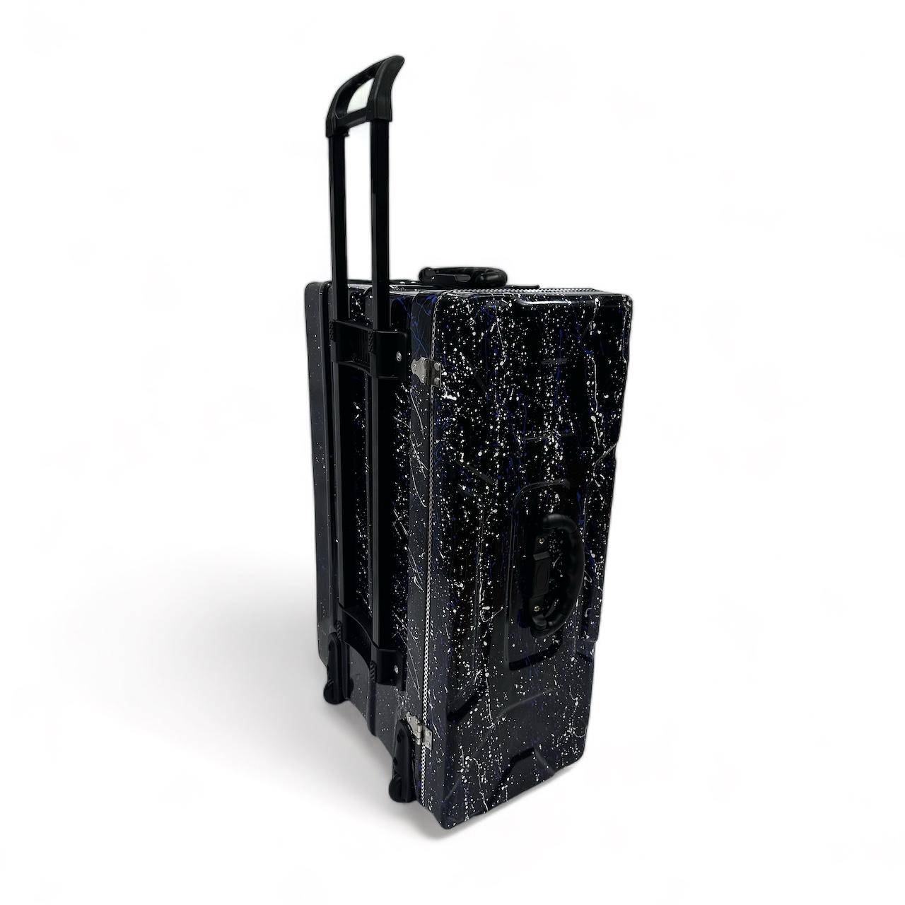 Harmonium case 9th scale changer - BLACK SPLASH 2